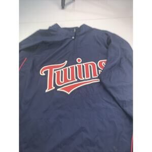 Majestic Minnesota Twins 1/4 Zip Pullover Mens Size 2XL